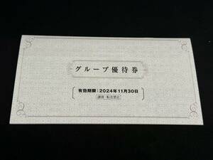 【未使用】阪急阪神ホールディングスグループ優待券　1冊　2024年11月30日まで　株主優待