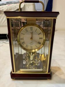 リズム時計 クイーンエリザベス2 当時物 最高級置時計 