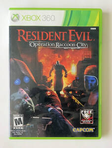 X360 バイオハザード オペレーション・ラクーンシティ RESIDENT EVIL OPERATION RACCOON CITY 北米版 ★ XBOX 360 XBOX ONE SERIES X