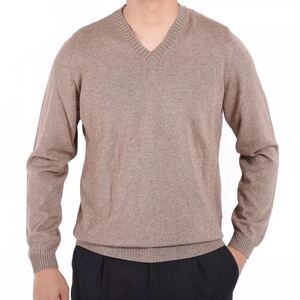 Settefili Cashmere セッテフィーリカシミア Vネック ニット カシミア 44 ベージュ