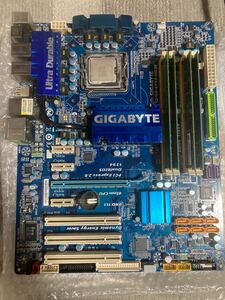 Intel CPU Core 2 Quad Q9300 GIGABYTE マザーボード GA-EP45-UD3R メモリ4GB セット　BIOS確認済み