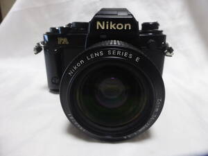 Nikon☆ニコン FA Nikon LENS SERIES E Zoom 36～72mm 1:3.5 一眼レフ カメラ 未確認 ジャンク☆