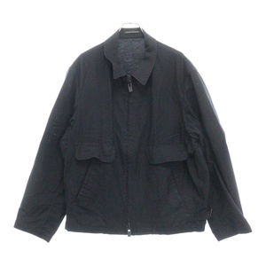 Yohji Yamamoto POUR HOMME ヨウジヤマモト プールオム A-ONE LAYER SINGLE RIDERS JK ジップアップジャケット ブラック HZ-Y01-002