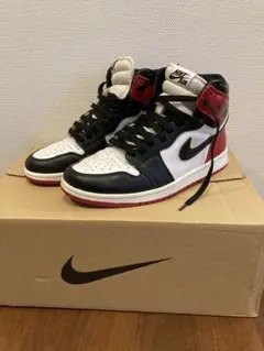 25.5cm Nike Air Jordan 1 Black Toe つま黒