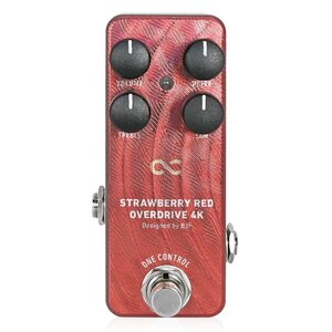 最落無し! One Control　STRAWBERRY RED OVERDRIVE 4K　/ a47412　上質なギターアンプの特性を持つ人気のオーバードライブペダル　1円