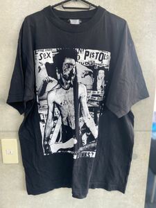 激レア　SEXPISTOLS Tシャツ　ヴィンテージ　セックスピストルズ　バンドTシャツ　シド　サイズXL ブラック　