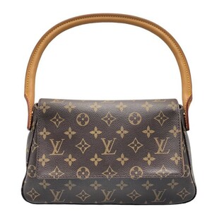 ルイ・ヴィトン LOUIS VUITTON ミニルーピング M51147 モノグラムキャンバス モノグラム・キャンバス ハンドバッグ レディース 中古