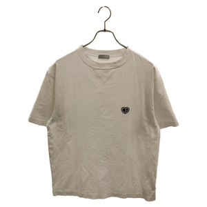 DIOR ディオール 22SS CD Heart Patch Tee CDハートパッチ半袖Tシャツ ブラック 213J685A0677