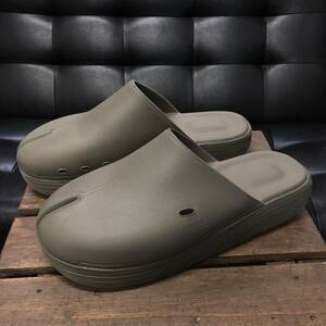 GQ909◇SUICOKE : POLK 足袋サンダル◇28◇オリーブ系 定価￥11000- スイコック ポルク