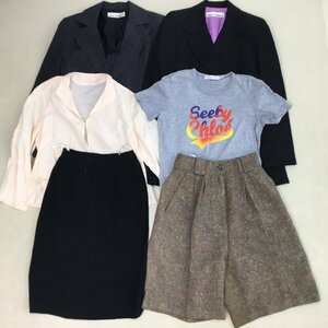 ■miss chloe ミスクロエ SEE BY CHLOE シーバイクロエ レディース 6点 まとめ売り ジャケット Tシャツ スカート サイズ MIX /1.68kg■