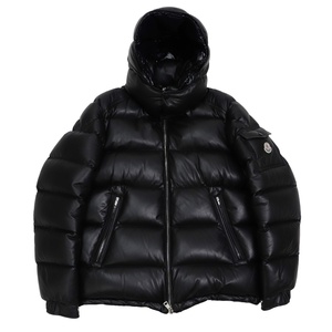 美品 モンクレール 19年 DASSIN ラムスキン ダウンジャケット メンズ 黒 5 MONCLER