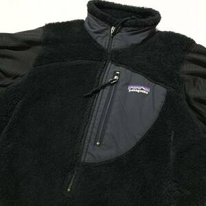 希少 2002年製 PATAGONIA POLATEC パタゴニア アルパインファー プルオーバー R2 フリース ジャケット ブラック BLK 黒 S / R1 R3 R4