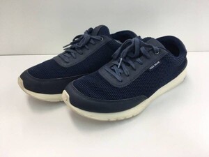 KZ107★COLEHAAN メッシュニットスニーカー★US10★ネイビー コールハー