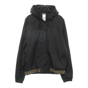 VERSACE ヴェルサーチ Rubber Patch Nylon Jacket メデューサ ラバーパッチ ナイロンジャケット ブラック AGU03007