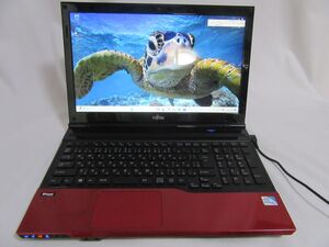 管0740 【稼働確認済/美品】FUJISTU 富士通 lifebook AH42/J RAM4GB HDD Pentium　FMVA42JR