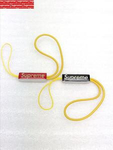 Supreme シュプリーム Cell Phone Strap Red & Black 09FW フォンストラップ 携帯ストラップ レッド&ブラック 2個セット 新品未使用 レア!