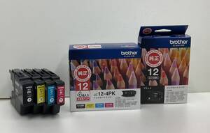 brother　LC12-4PK　LC12BK　4色＋ブラック1本　新品　有効期限2026年 おまけ付