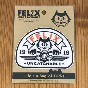 Felix Un-Cat-Chable フィリックス パッチ ヘッドライト バイク head light mooneyes ワッペン ムーンアイズ アイロン 84円発送可 eyes