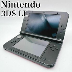 【完動品】Nintendo ニンテンドー 3DSLL バイカラー 任天堂 ゲーム機 レッド ブラック 生産終了 希少色