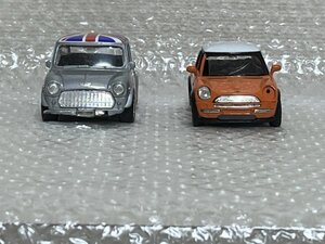 ▼ジャンク▼ 京商 WELLY ミニクーパー 2台セット コレクション MINI COOPER No.9045 / No.9766 ミニカー 車 みにくーぱー ■ 英185