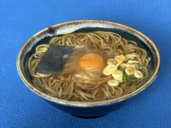 昭和レトロ　月見そば　食品サンプル