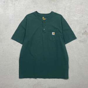 Carhartt カーハート ヘンリーネック ポケットTシャツメンズXL【SS2407-30】