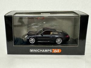 MINICHAMPS64 1/64 ポルシェ911 カレラS アトラスグレイメタリック