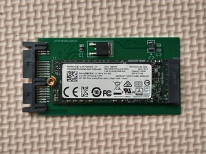 ★1.8インチ microSATA アダプターとM.2 SSD 128GB中古のセット！！