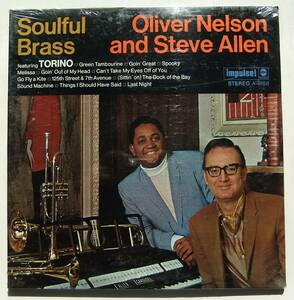 ◆ 未開封・希少 ◆ OLIVER NELSON and STEVE ALLEN / Soulful Brass ◆ Impulse AS-9168 ◆