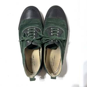 COMME des GARCONS HOMME PLUS スエード スニーカー グリーン size 5 / united arrows