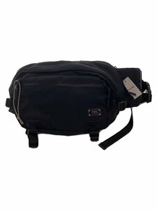 AS2OV◆CORDURA DOBBY 305D WAIST BAG/バッグ/ポリエステル/BLK/無地/061402