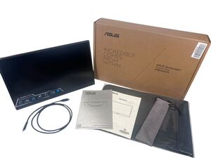 【美品】ASUS ZenScreen MB166CR-Jポータブルモニター - 16インチ（15.6インチ表示）/フルHD/IPS/USB Type-C 動作確認済