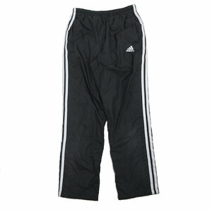 k■アディダス/adidas MUST HAVES 3-STRIPES WIND PANTS ウインドパンツ【M】黒/MENS■77【中古】