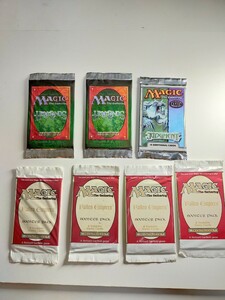 MTG マジック ギャザリング マジックザギャザリング ブースターパック英国版　HOMELAND 2pac　JUDGMENT　1pac　HALLEN EMPIRES　4pac　計7