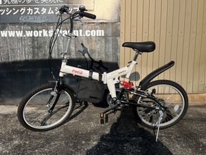 【未使用品】コカコーラ 折りたたみ自転車 AERO 20インチ　フォールディングバイク