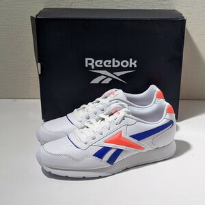 新品未使用 26.5cm Reebok Royal Glide FZ2157 リーボック ロイヤルグライド スニーカー 白 ホワイト/コートブルー/オレンジフレア