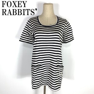 LA1925 フォクシーラビッツ 半袖ボーダーチュニック FOXEY RABBITS