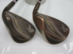 2本セット キャスコ◆ドルフィンDOLPHIN WEDGE DW-123 Copper 50,56度 NSモーダス115 10thAniv.(S) リシャフト品