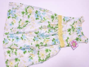 新品 SamanthaSays　サマンサセイズ ★緑×黄色×白　花柄　ドレス　ワンピース　12　150