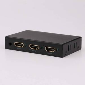 HDMI 切替器3入力 1出力HDMIセレクタ リモコン付 1台のテレビに3台のAV機器が出力できるHDMI切替器HD-546　　3546-00