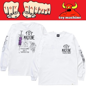 【 TOYMACHINE 】VAOCINE GET INJECTED LONG TEE トイマシーン WHITE