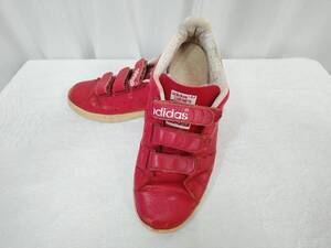 【中古レア】adidasアディダス スタンスミス ベルクロ レッド JP26.0cm // US8インチ レザー/ 革 ヴィンテージ シューズBOXで発送80サイズ