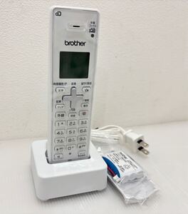 D(1218w6) ☆未使用 brother ブラザー 子機のみ BCL-D120K コードレス電話機 子機 子機用充電台 BCL-CH20JP ★動作未確認