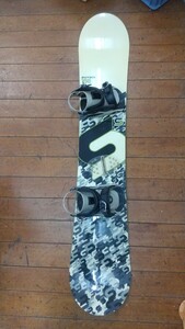 K1103 SALOMON 156cm(素人メジャー採寸) スノーボード＆バインディング K2 フリースタイル/SNOWBOARD/サロモン/ ケーツー 現状品 