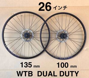 【送料2000円】WTB DUAL DUTY / 26インチ 100-135mm 