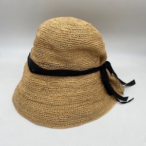 ☆CA4LA カシラ☆BEBE CO2 リボンラフィアハット 麦わら帽子 SIN01299 ribbon raffia hat straw hat タグ付