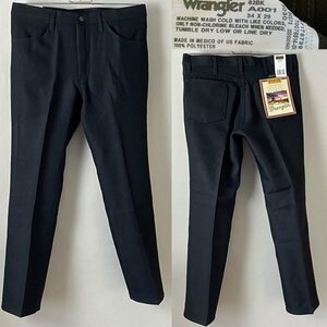 ★激安 新品 定価8,690円 メキシコ製 レア WRANGLER 82BK ラングラー スタプレパンツ（ランチャーパンツ）ブーツカット Ｗ34 L29 ブラック