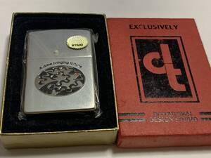 2002年　EXCLUSIVELY DOWNTOWN DESIGN STUDIO rodium zippo 未使用