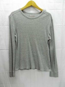 ★J.CREW◎ジェイクルー/SURPLUS THERMAL/サーマル/ロンT/長袖Tシャツ/グレー/Sサイズ