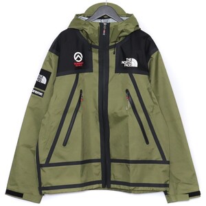 未使用 SUPREME × THE NORTH FACE Summit Series Outer Tape Seam Shell Jacket XL オリーブ NP121011 シュプリーム ザノースフェイス